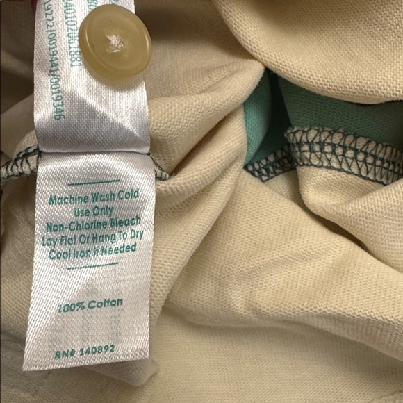 Marine Layer MARGE Size 100% Cotton Rugby Polo Shirt Corduroy Collar M/L - Picture 9 of 12